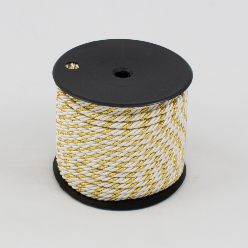 Cordão nº4 Bicolor  - Dourado