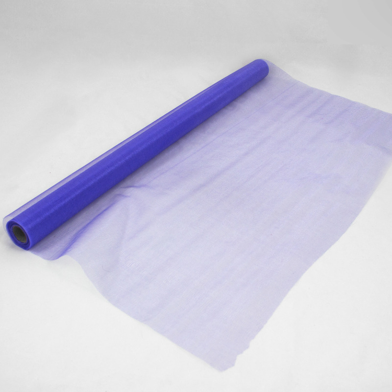 Rolo Organza  - Azul Brilhante