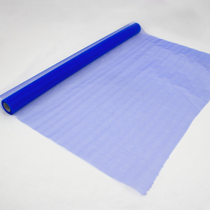 Rolo Organza  - Azul escuro