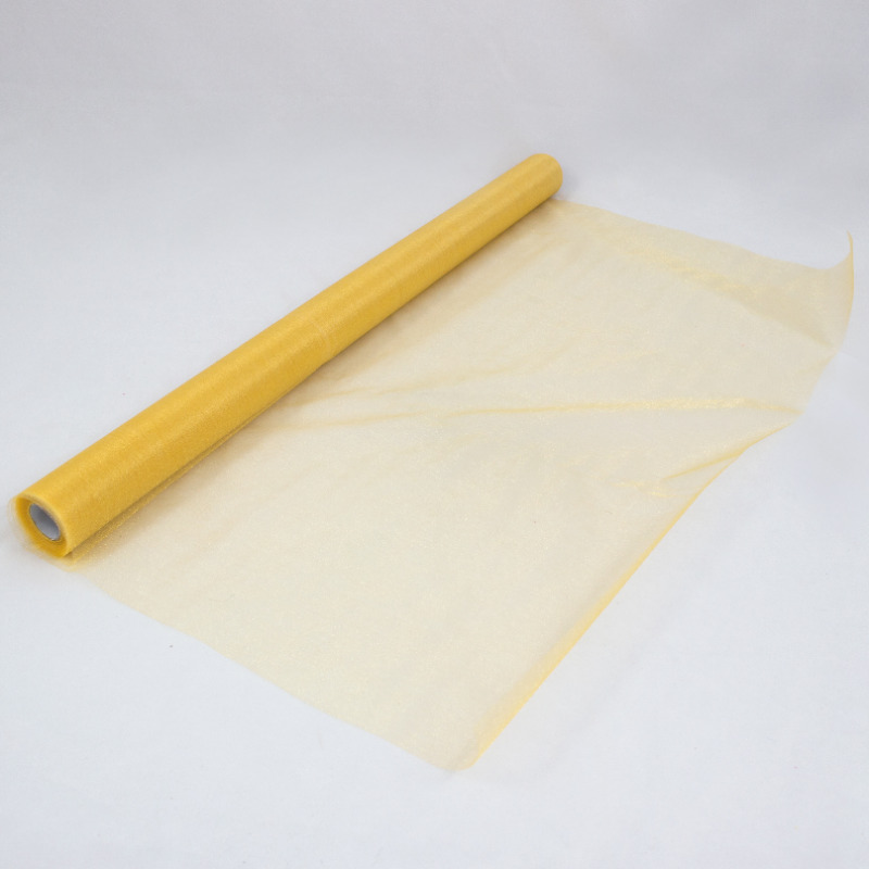 Rolo Organza  - Amarelo escuro