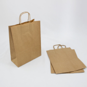 Saco de papel kraft 24x12x31